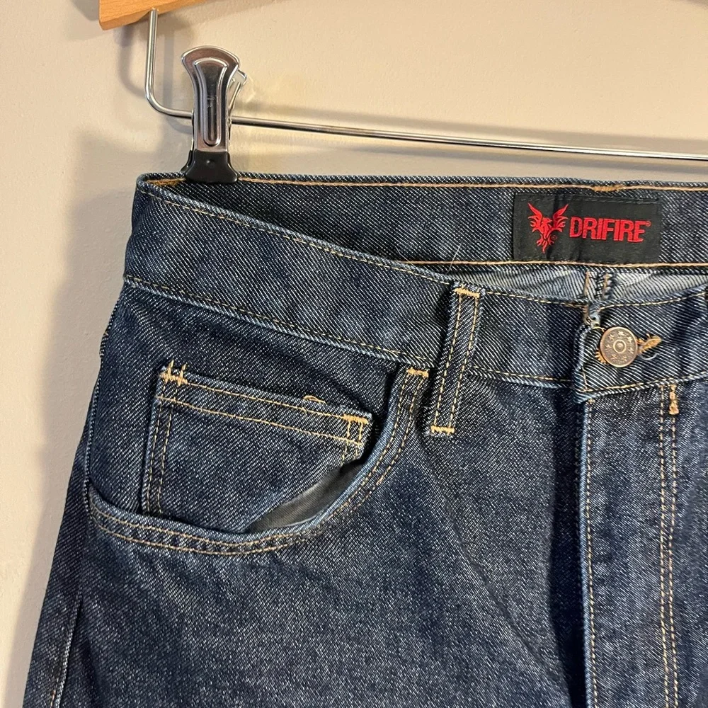 DRIFIRE Staight Leg Jeans Work Pant, Cat 2, Flame Resistant, 32x30
